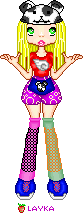 es mi mu�eca de regalo por un a�o de poison dollz / is the doll of the gift for the 1st year of poison dollz