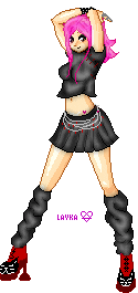 Representacion de mi, digamos, apodo en el foro de mangaes: Gothicgal / my representation in a mangaes forum: gothicgal