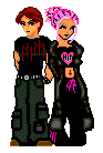 Una pareja gotica �Balerog y yo? Tal vez ^^ / a gothic couple