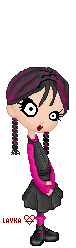 Me recuerda a miercoles ^^ / it's like one character of the adams family