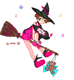 Es un personaje de Escuela de brujas/ A character of wicht's scool