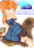 Mi primer intento de hacer una doll con fondo/ my first doll with background