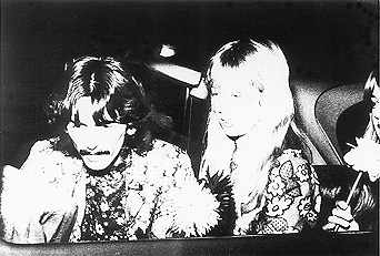 Pattie and George returning from Bangor