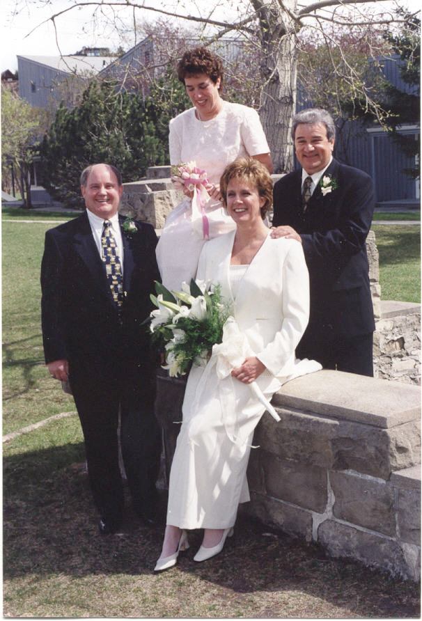 Heather and Wally Get Married, 1997, Calgary, Alberta