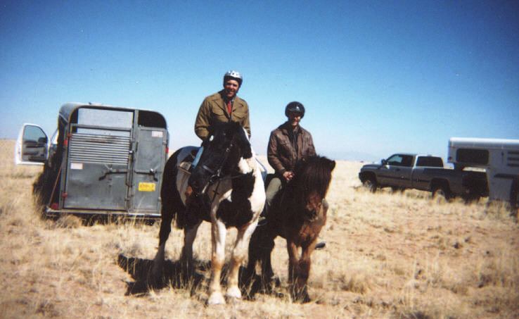 John and Mike at the Santa Fe Juan Tomas Fox Hunt