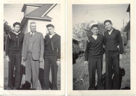 My Father Floyd and his Brother Elmer in the 1950's