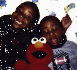 My Children with Elmo...