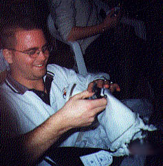 Ari at our Hannuakh party. Dec, 1998
