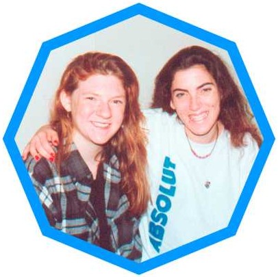 Allison & I at her college dorm.