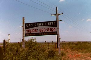 Trespassing on the crash site