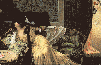 Woman Couch