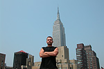 Milton in front of the Empire State Building
