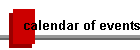 calendar of events