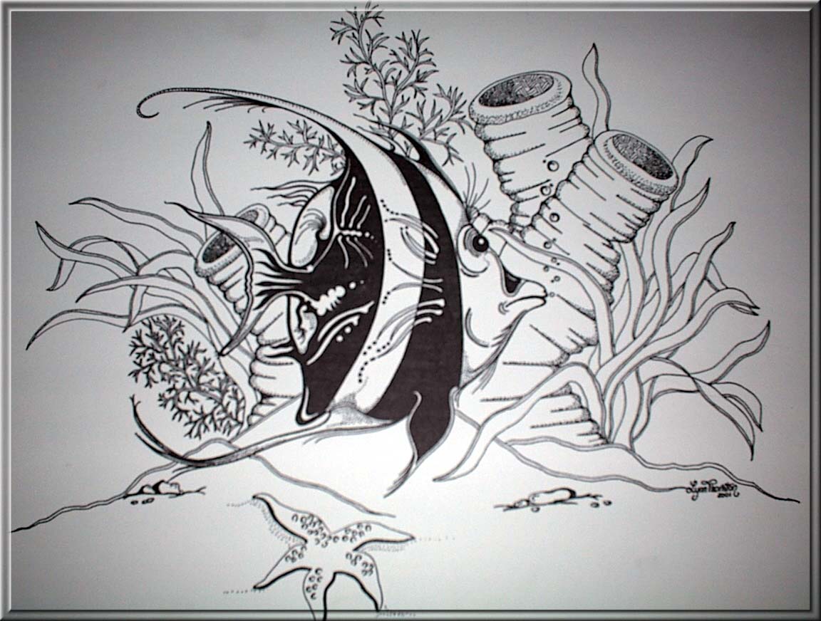 My Fish, I shrunk it it's actually really a big hand drawn picture
