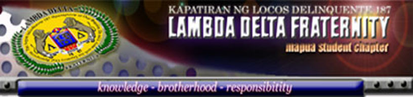 10th Lambda delta fraternity anniversary