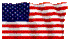 The american flag changing to a ribon on mouseover