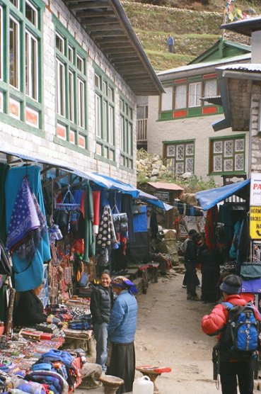 Namche streetscene