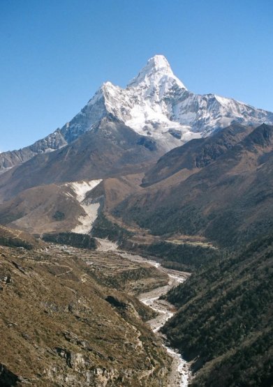 Ama Dablam and the Imje Khola