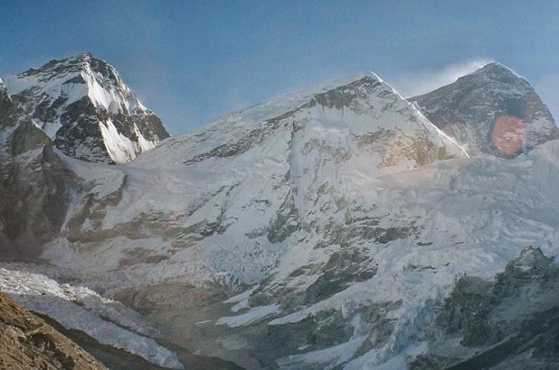 Everest, the Icefall and Khumbu Glacier