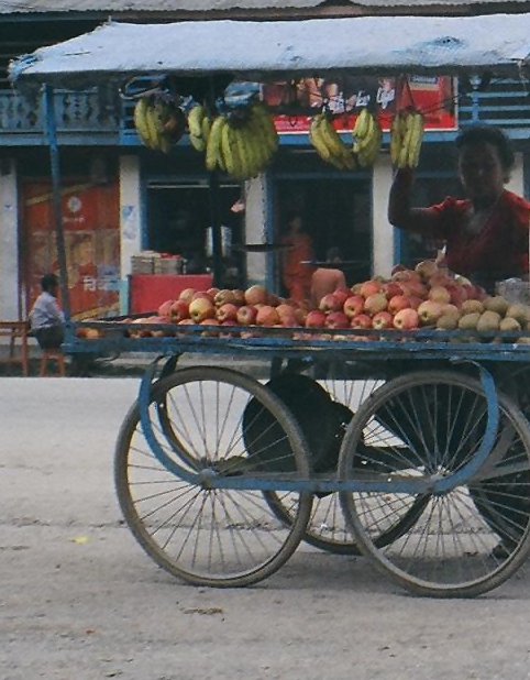 Fruit stall at Mugling