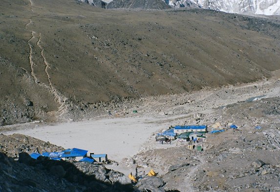 Gorek Shep at the foot of Kalar Pattar