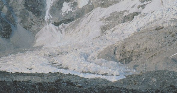 Ice Pinnacles and Khumbu Glacier