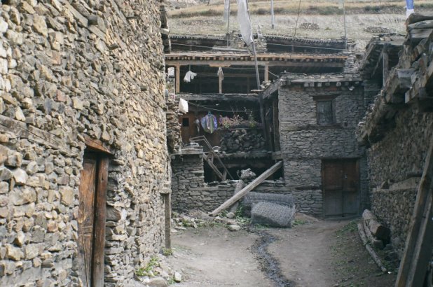Typical Manang buildings