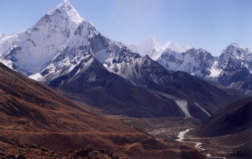 View of Ama Dablam from the north