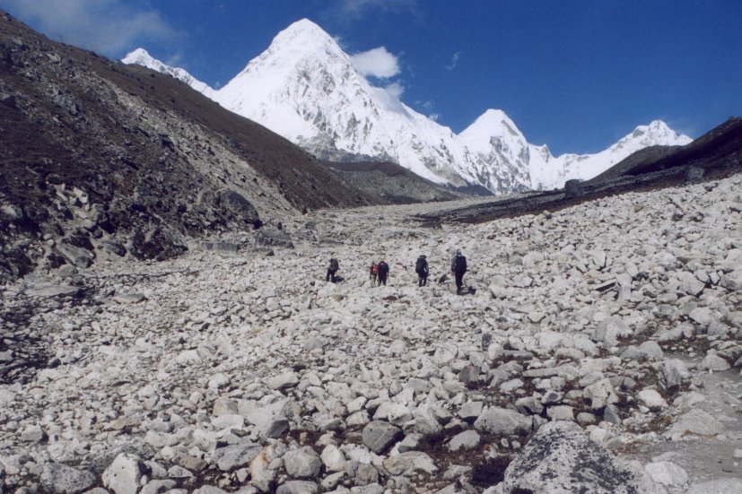 Pumori and the Khumbu Glacier