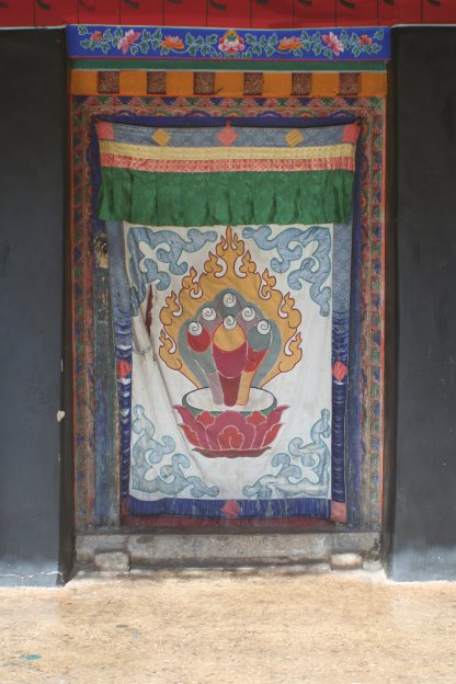 Colourful doorway