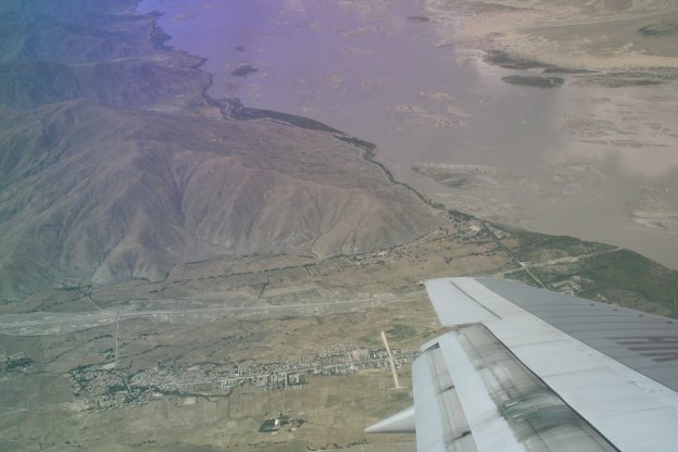Birdseye view of Tibet