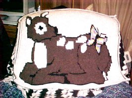 Linda's completed afghan