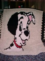 Linda's completed afghan