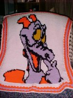 Linda's completed afghan