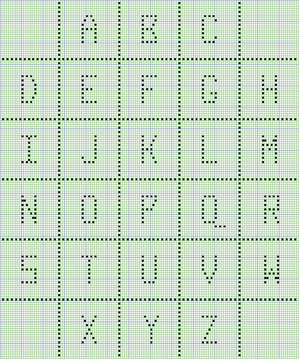 Caron's Baby's ABCs graph revised by Linda Gelb
