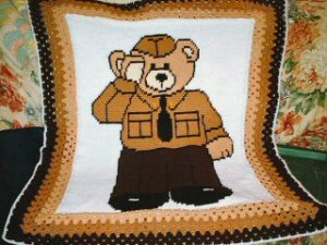 Donna's completed afghan