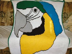 Donna's completed afghan