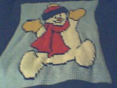 Jeanne's completed Afghan