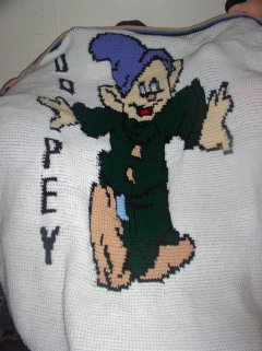 Karen's completed Dopey Afghan