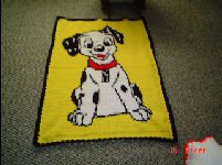 Kathy Moores' completed afghan