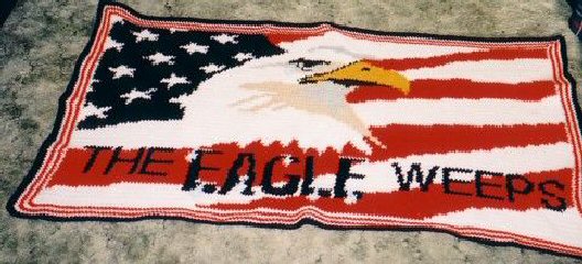 Kathy Moores' completed afghan