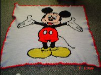 Kathy Moores' completed afghan