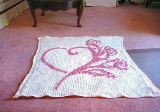 Lori's completed afghan
