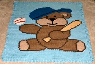 Susan's completed afghan