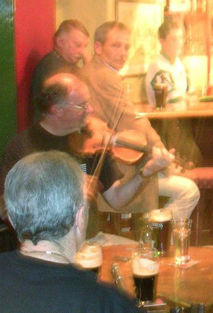 Adare man playing fiddle