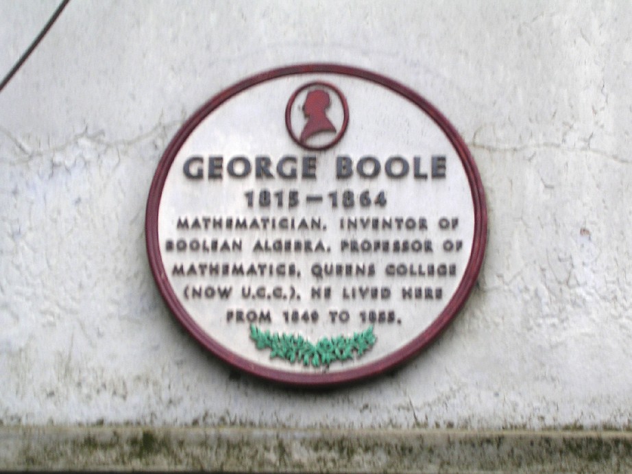 Boole Plaque