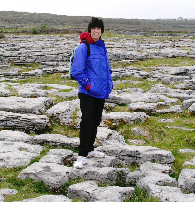 Debbie on Burren