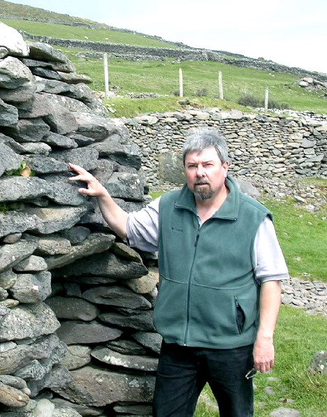 L.D. at beehive hut