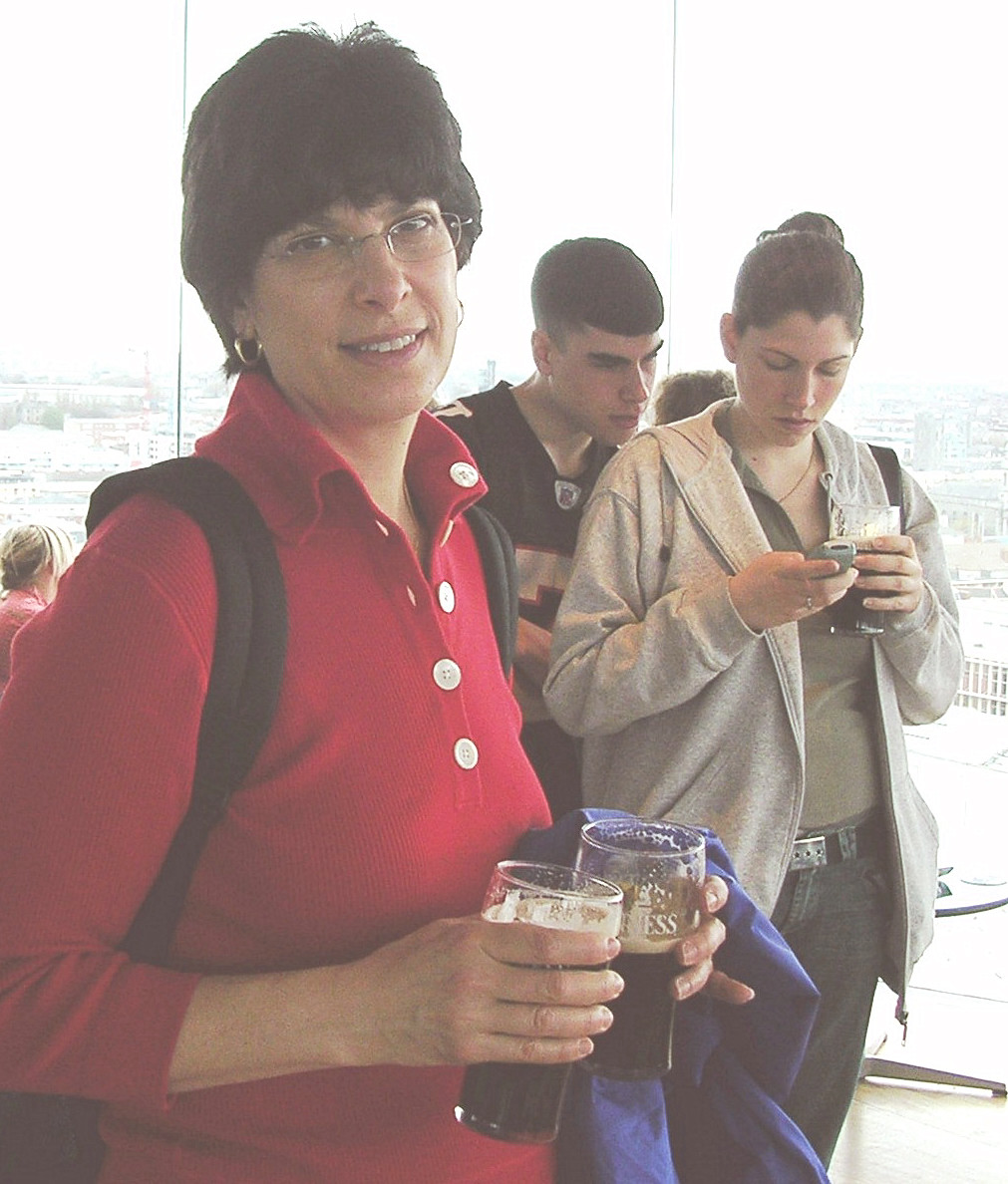 Debbie at Guinness Storehouse