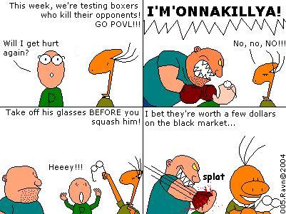 Oh, Angry Boxer Guy....you're such a character